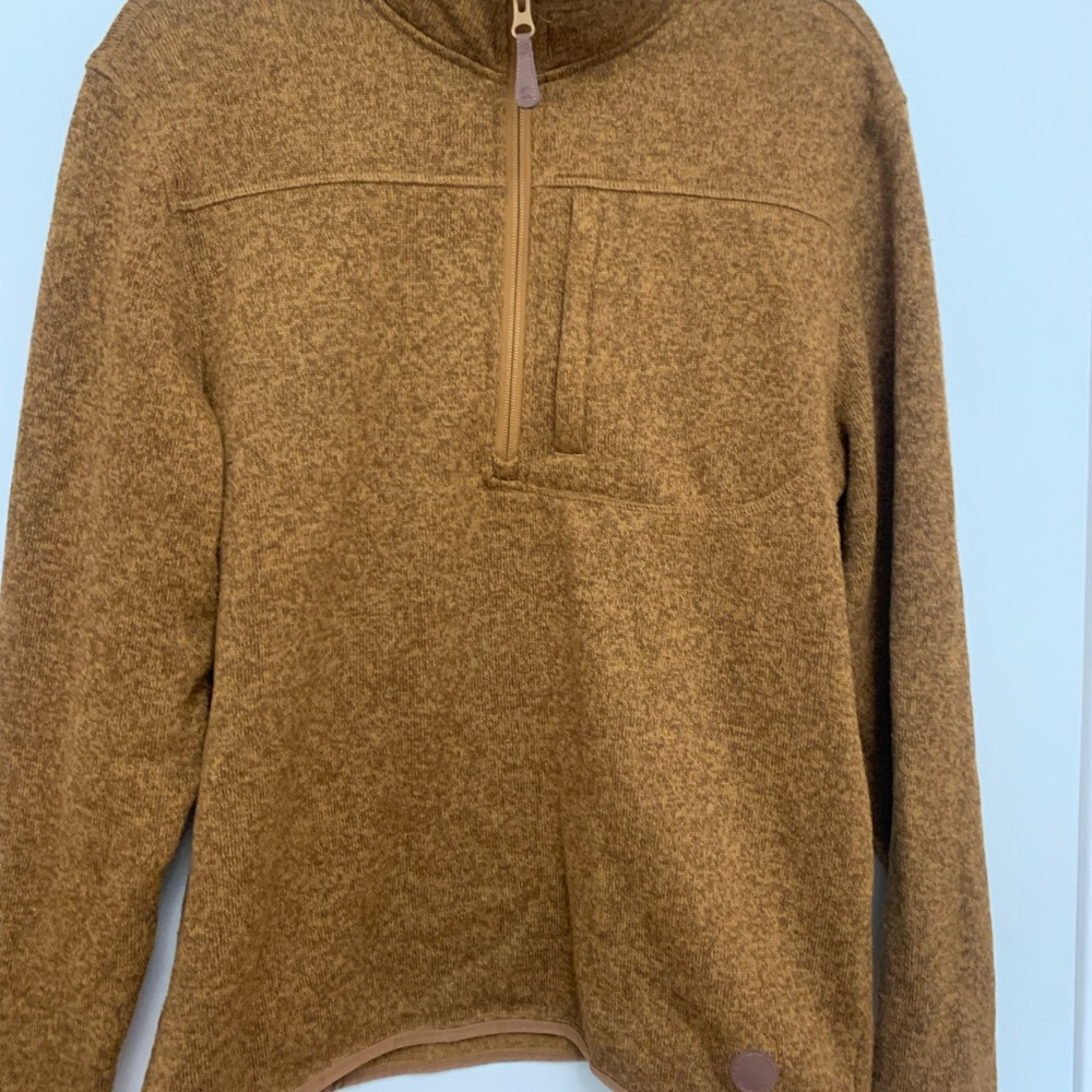 Wind River Men's Brown Zip-Up Sweater